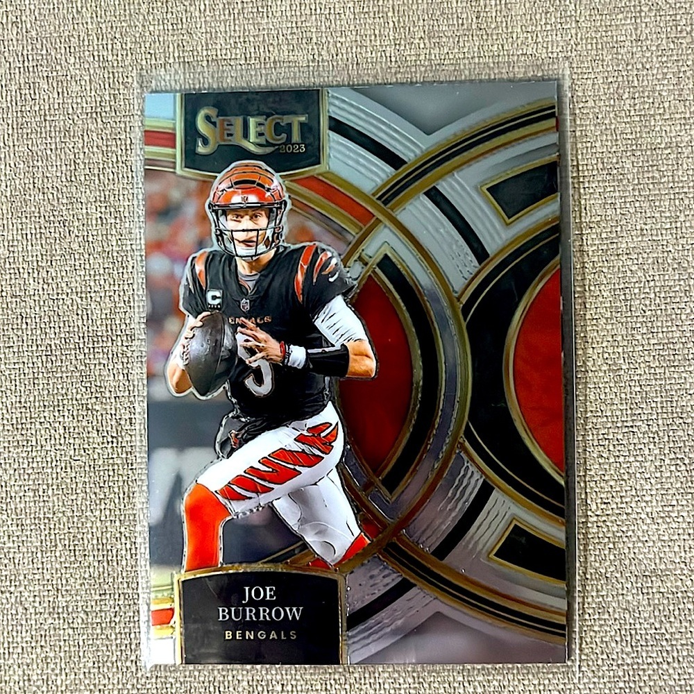 Joe Burrow 2023 Panini Select Premier Cincinnati Bengals NFL Football Card